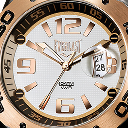 Relógio de Pulso Everlast Masculino Pulseira Preto Calendário E562
