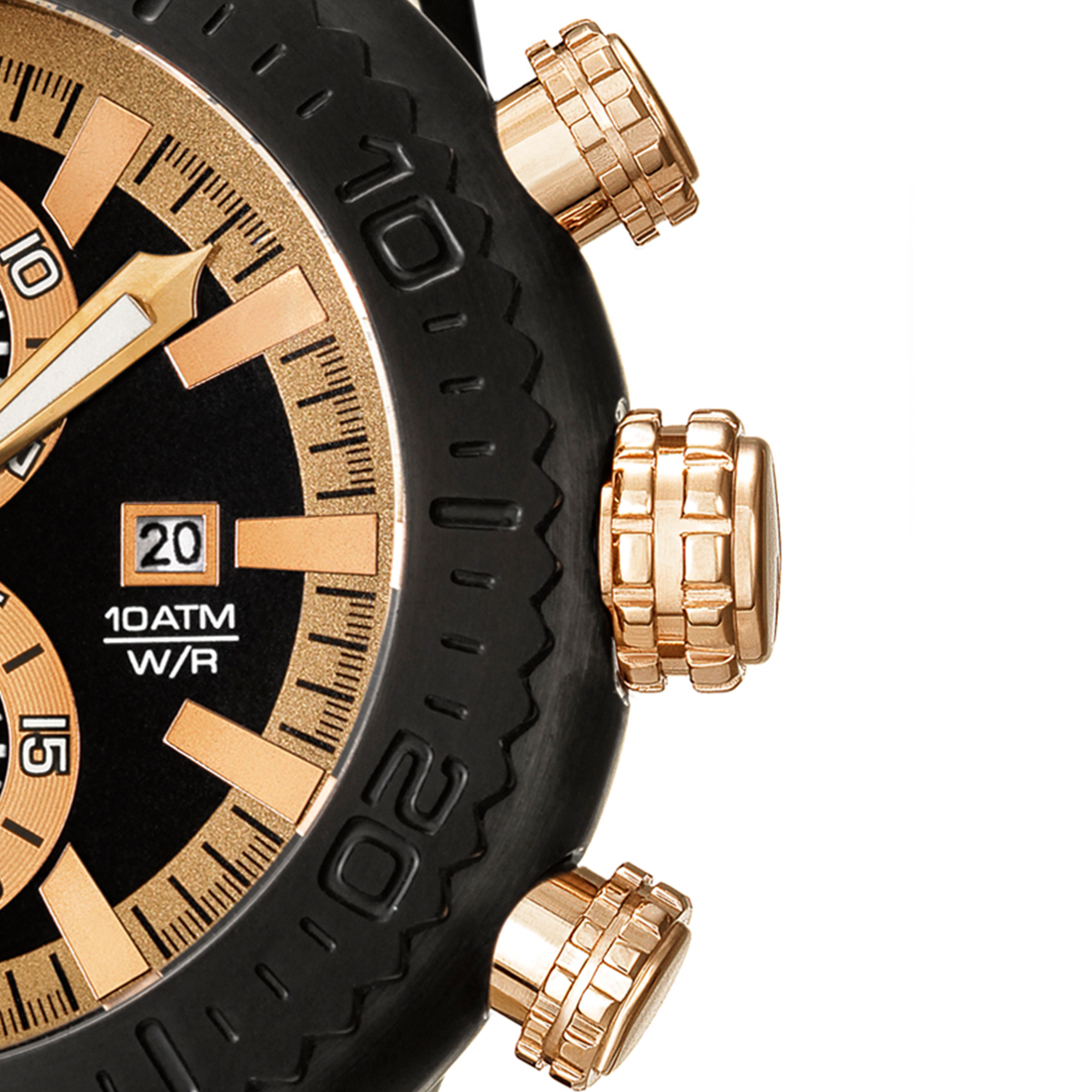 Relógio de Pulso Everlast Masculino Pulseira Preto Cronógrafo E585