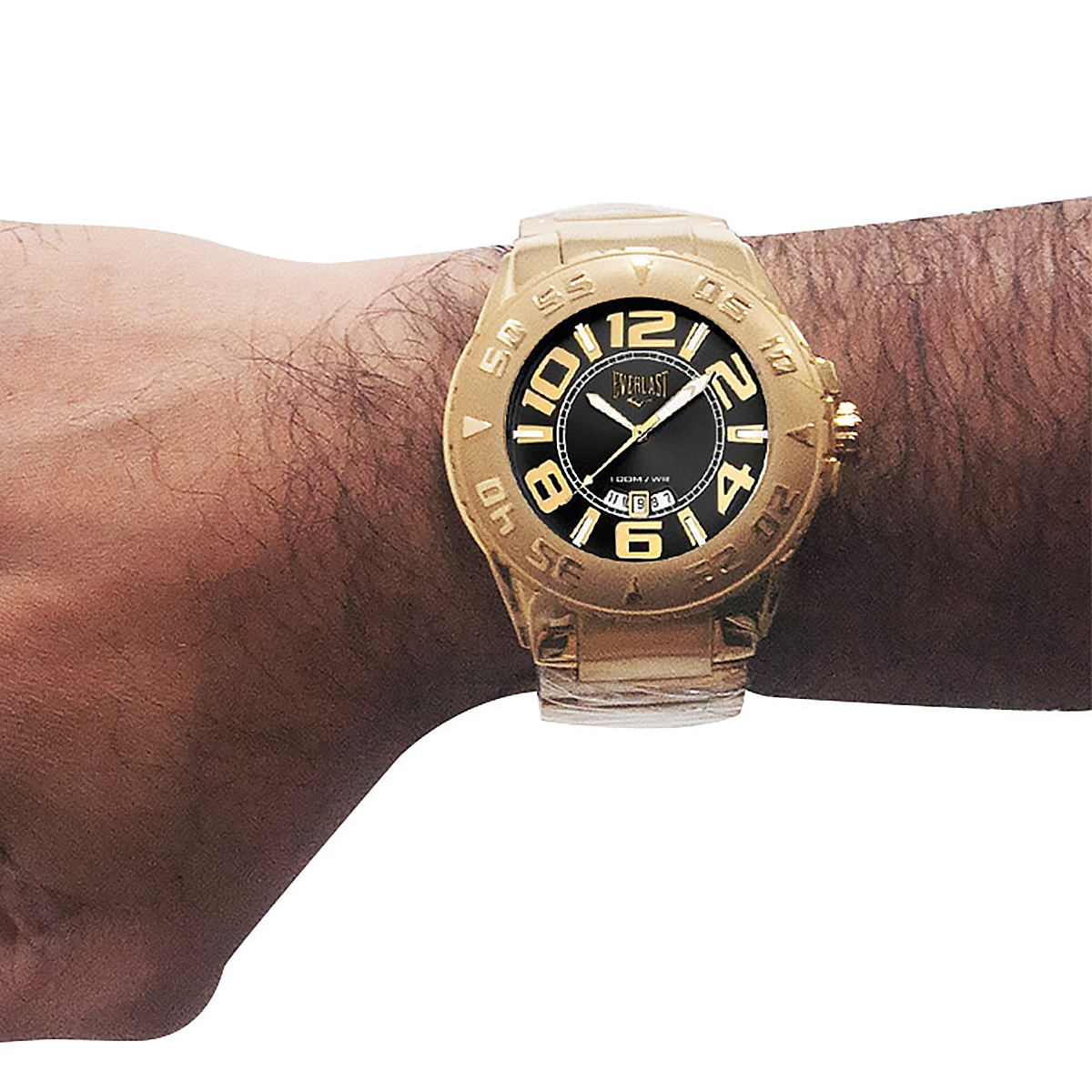 Relógio de Pulso Everlast Masculino Dourado E626