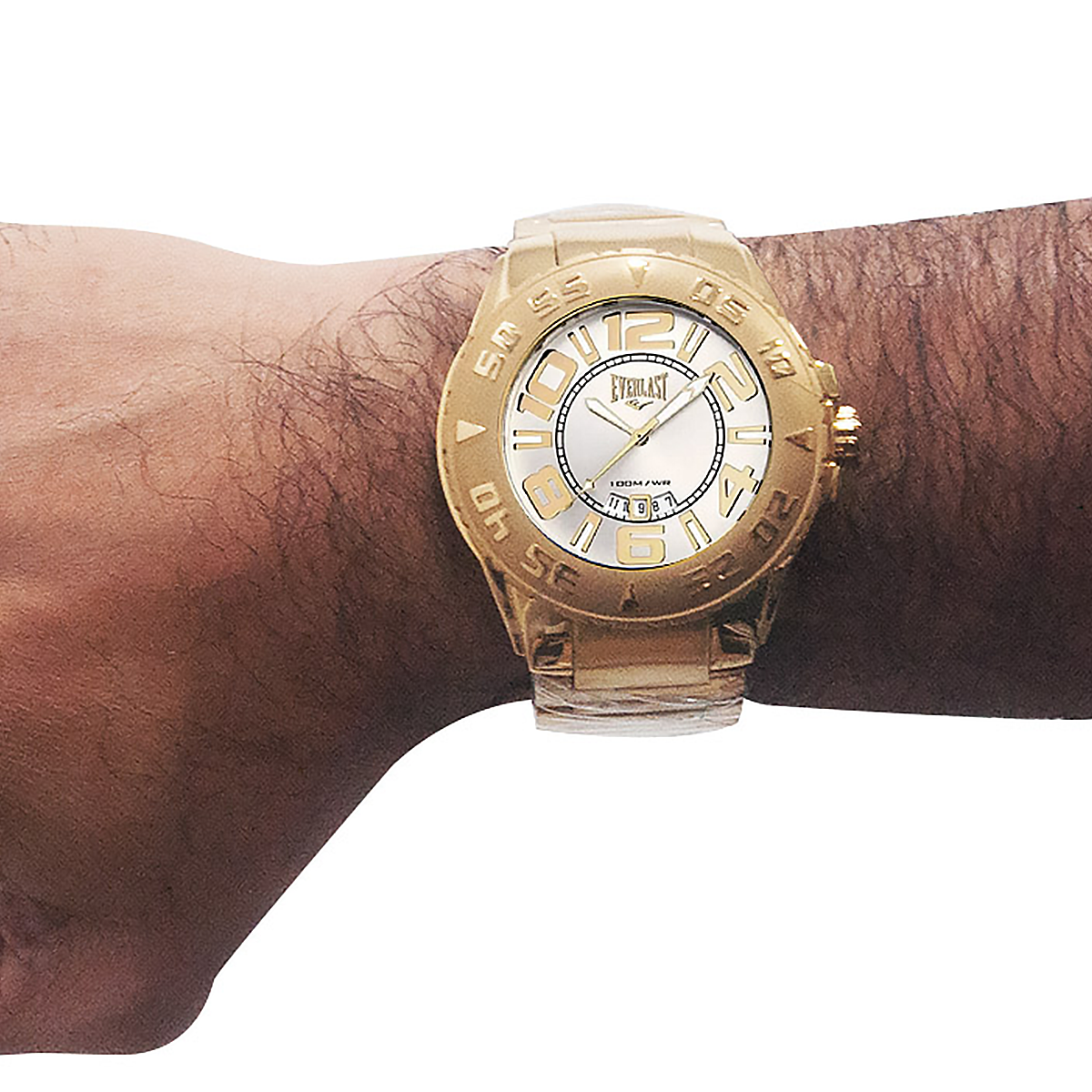 Relógio de Pulso Everlast Masculino Dourado E628