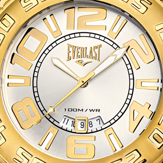 Relógio de Pulso Everlast Masculino Dourado E628