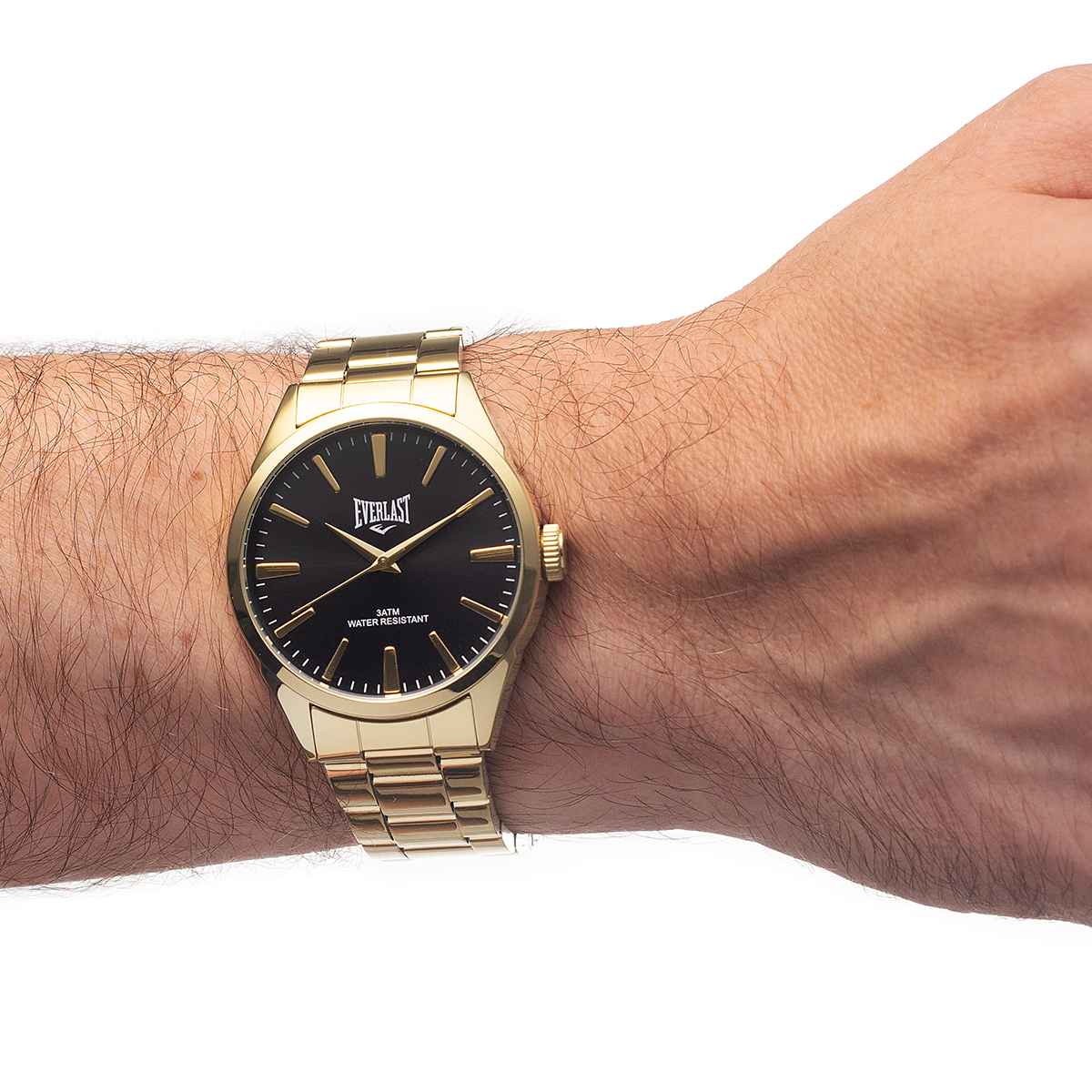 Relógio de Pulso Everlast Masculino Dourado E637