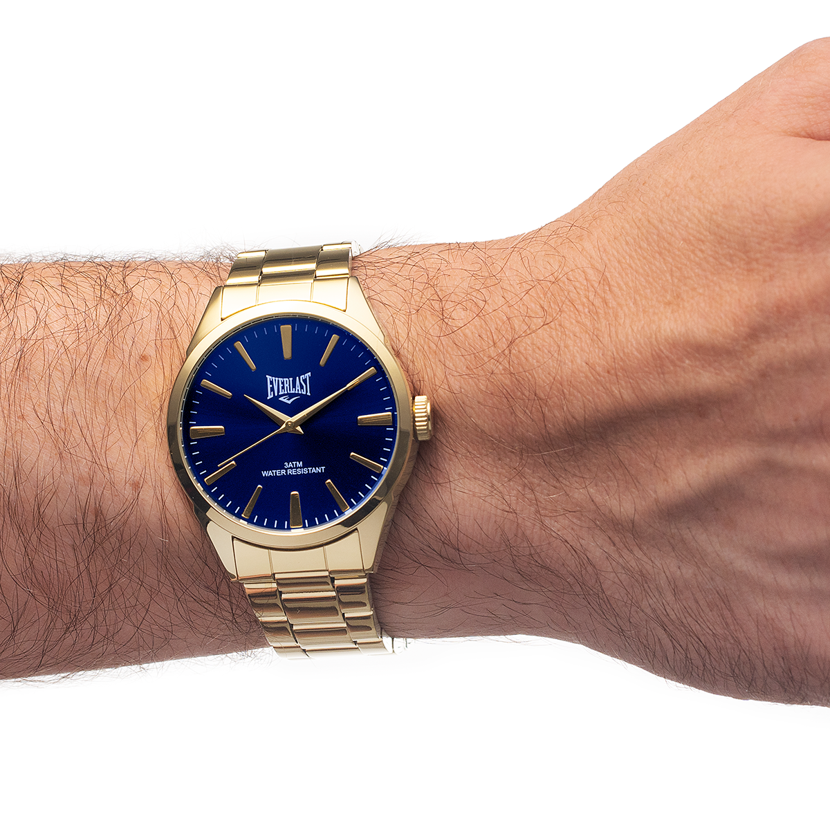 Relógio de Pulso Everlast Masculino Dourado E638