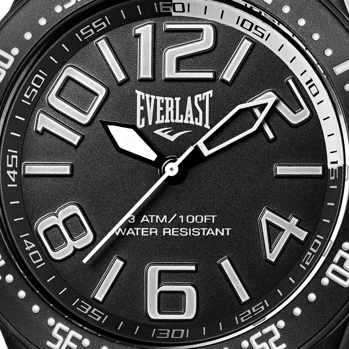 Relógio de Pulso Everlast Masculino Pulseira Silicone Preto E670