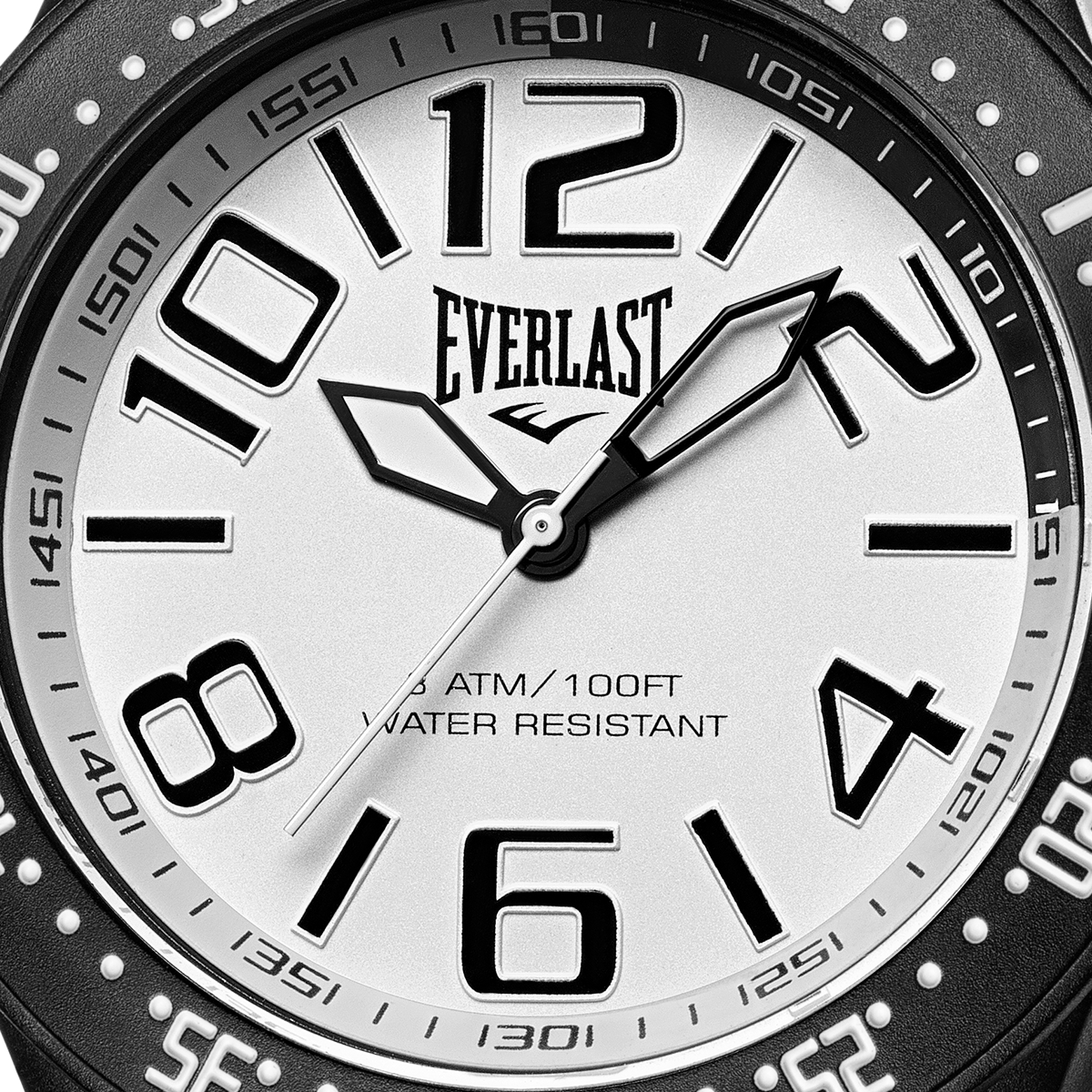 Relógio de Pulso Everlast Masculino Pulseira Silicone Preto E671