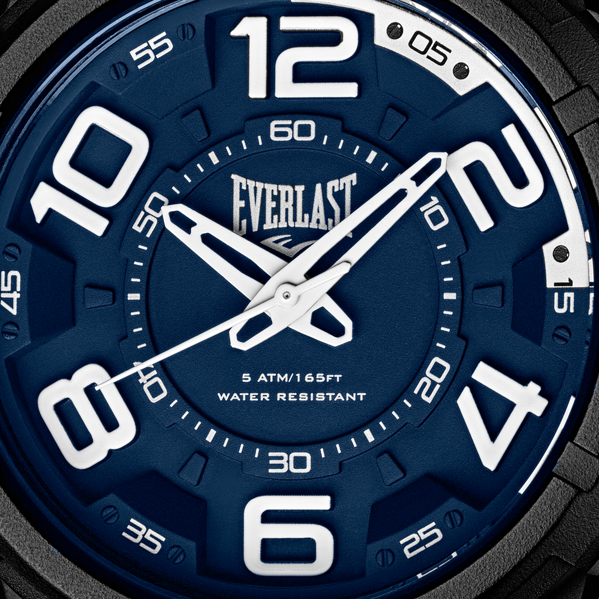 Relógio de Pulso Everlast Masculino Pulseira Silicone Azul Marinho E692