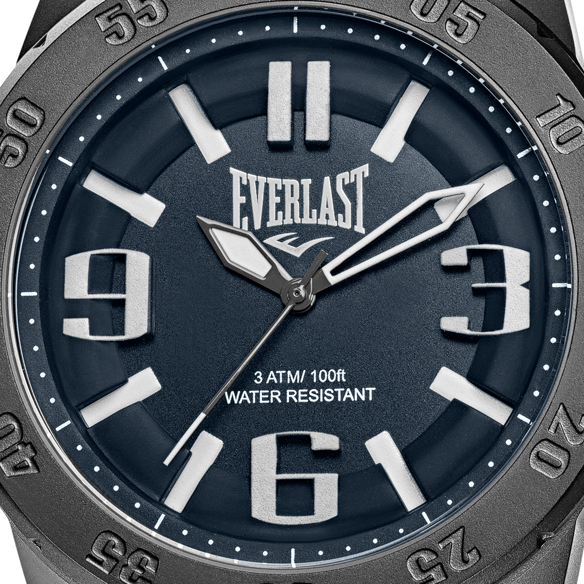 Relógio de Pulso Everlast Masculino Pulseira Silicone Azul E699