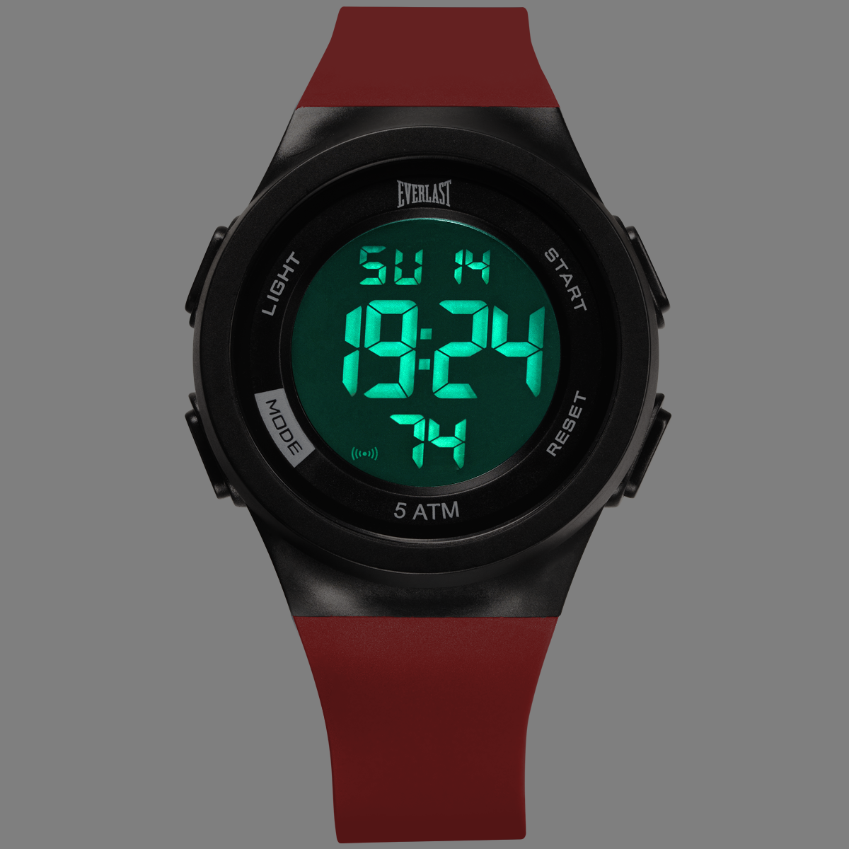 Relógio de Pulso Everlast Digital Unissex Vermelho E7395