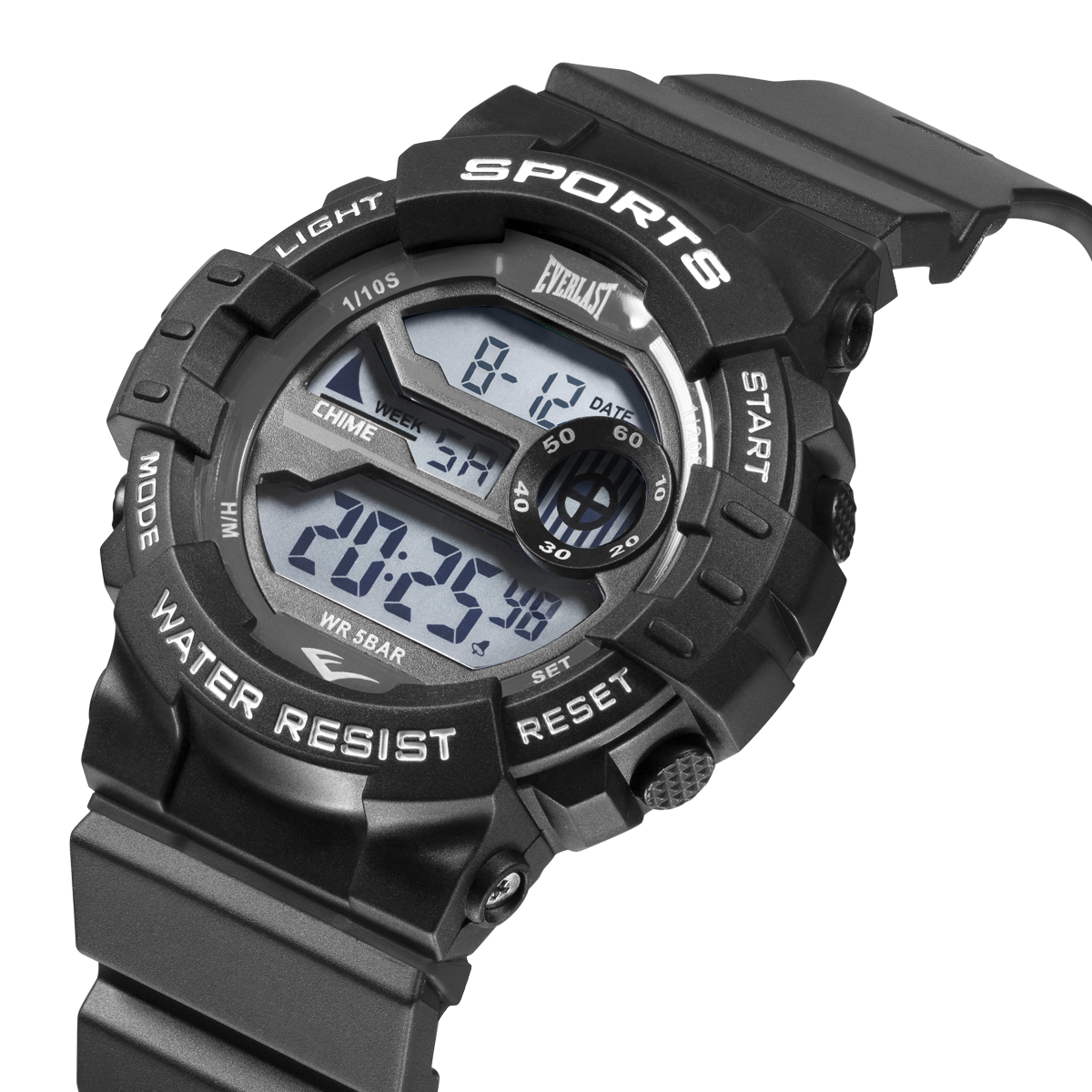 Relógio de Pulso Everlast Digital Masculino Preto E732