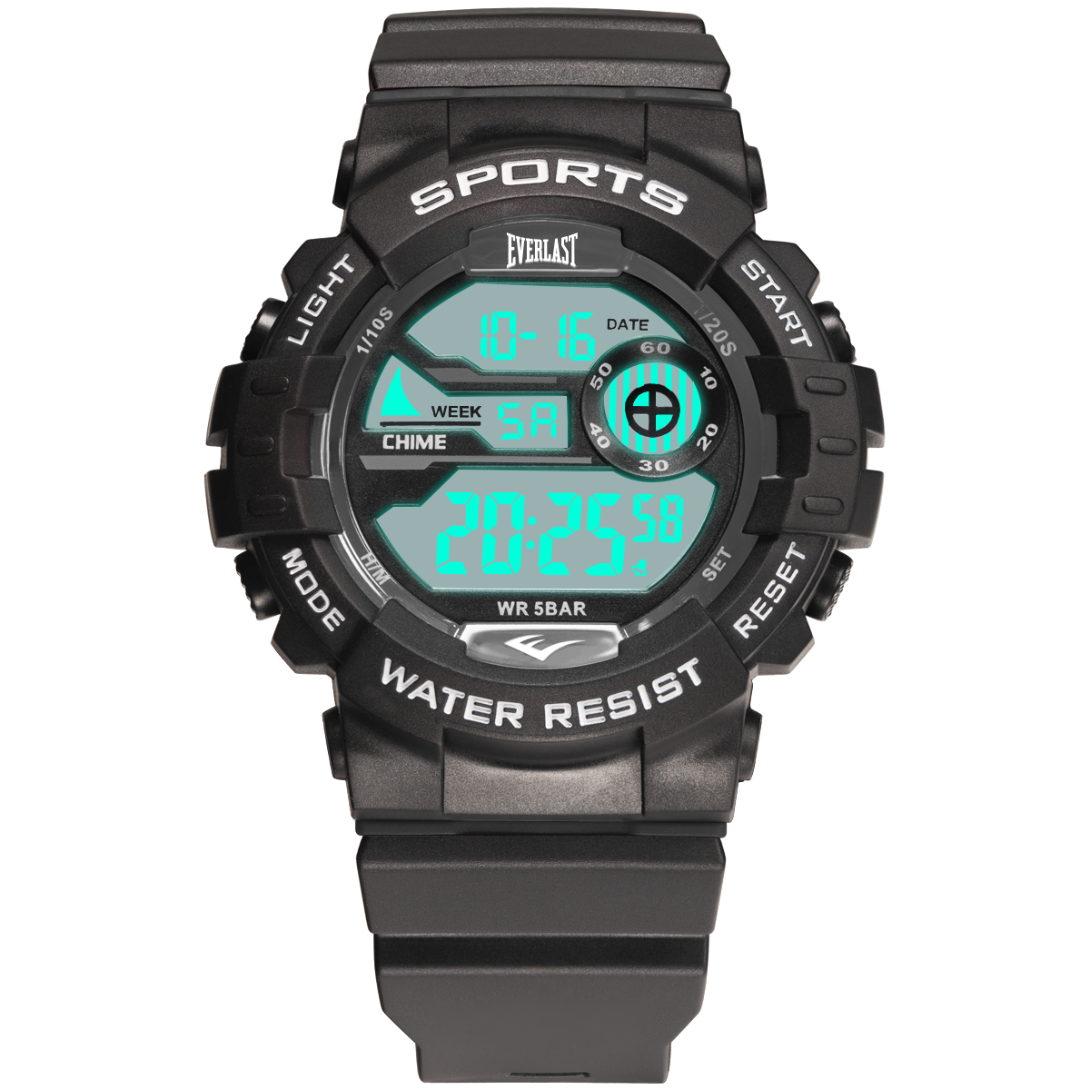 Relógio de Pulso Everlast Digital Masculino Preto E732