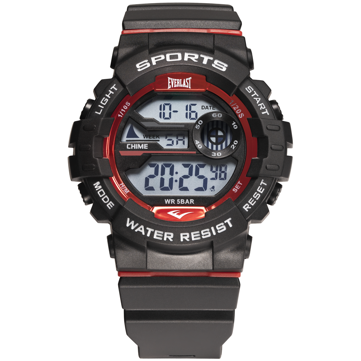 Relógio de Pulso Everlast Digital Masculino Preto E733
