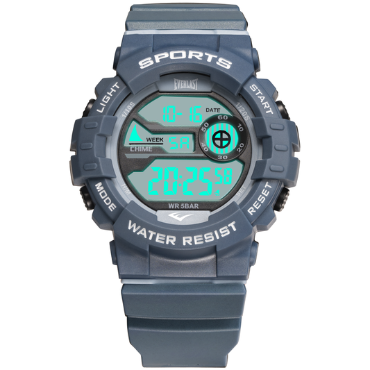 Relógio de Pulso Everlast Digital Masculino Azul E734