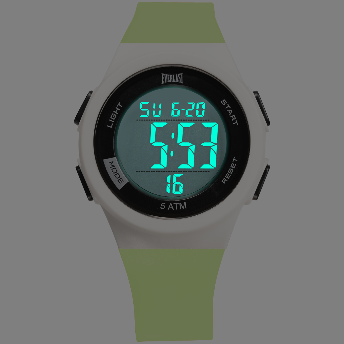 Relógio de Pulso Everlast Digital Unissex Verde Água E73711