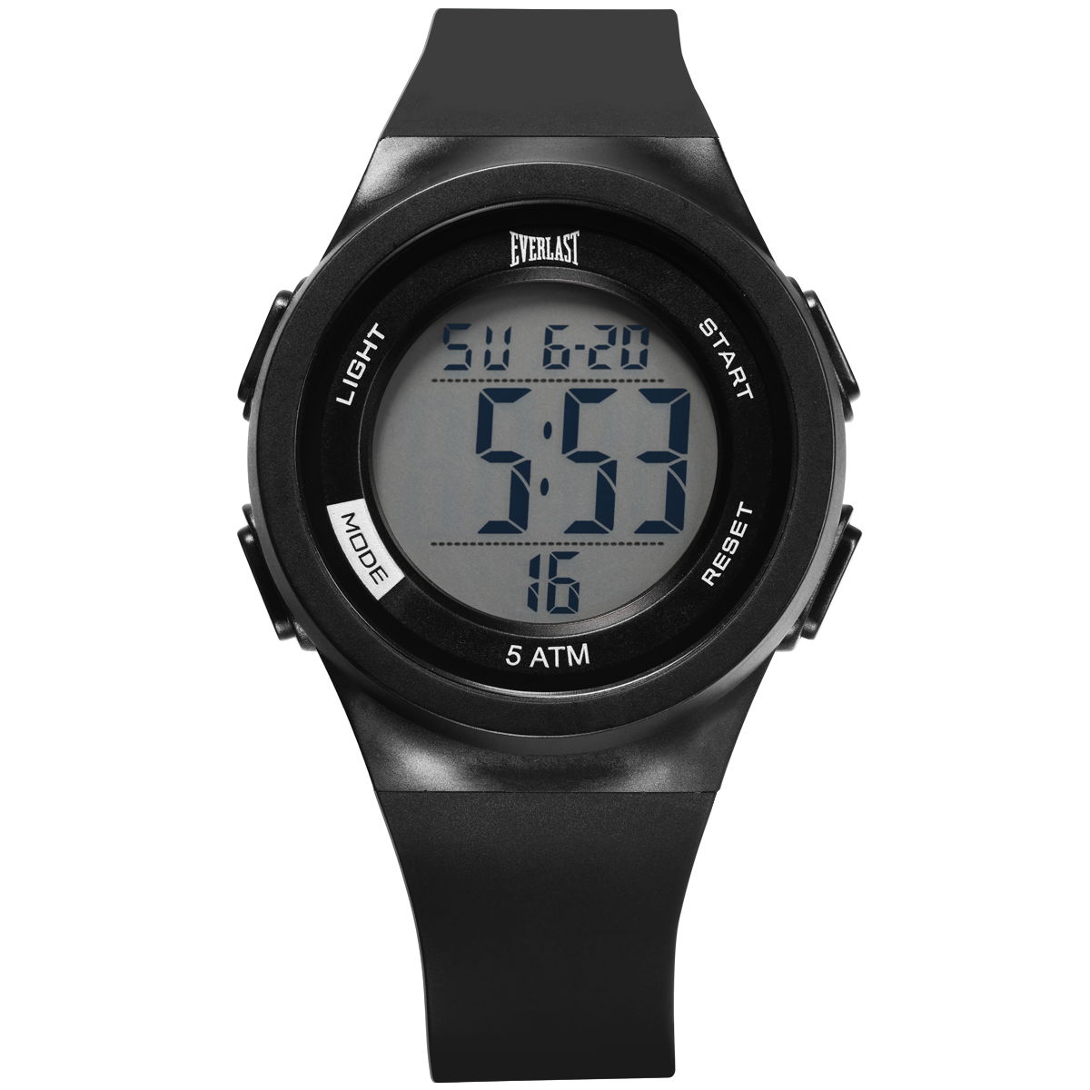 Relógio de Pulso Everlast Digital Unissex Preto E7381