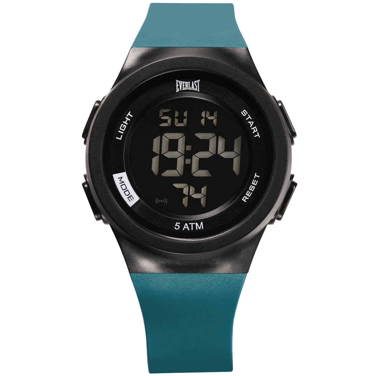 Relógio de Pulso Everlast Digital Unissex Azul Turquesa E7399