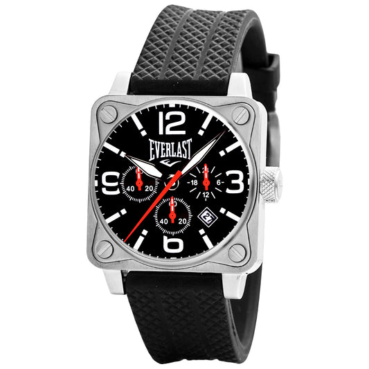Relógio de Pulso Everlast Quadrado Cronógrafo E036
