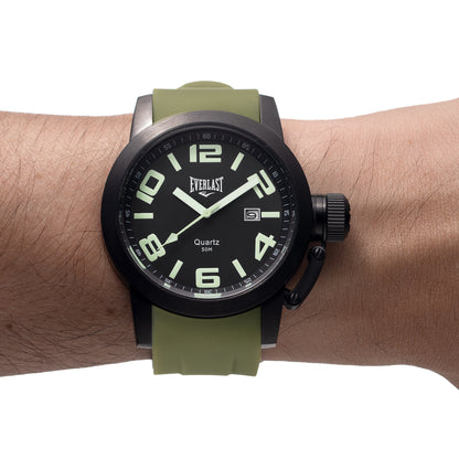 Relógio de Pulso Everlast Masculino Verde E057