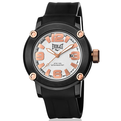 Relógio de Pulso Everlast Silicone Preto E086