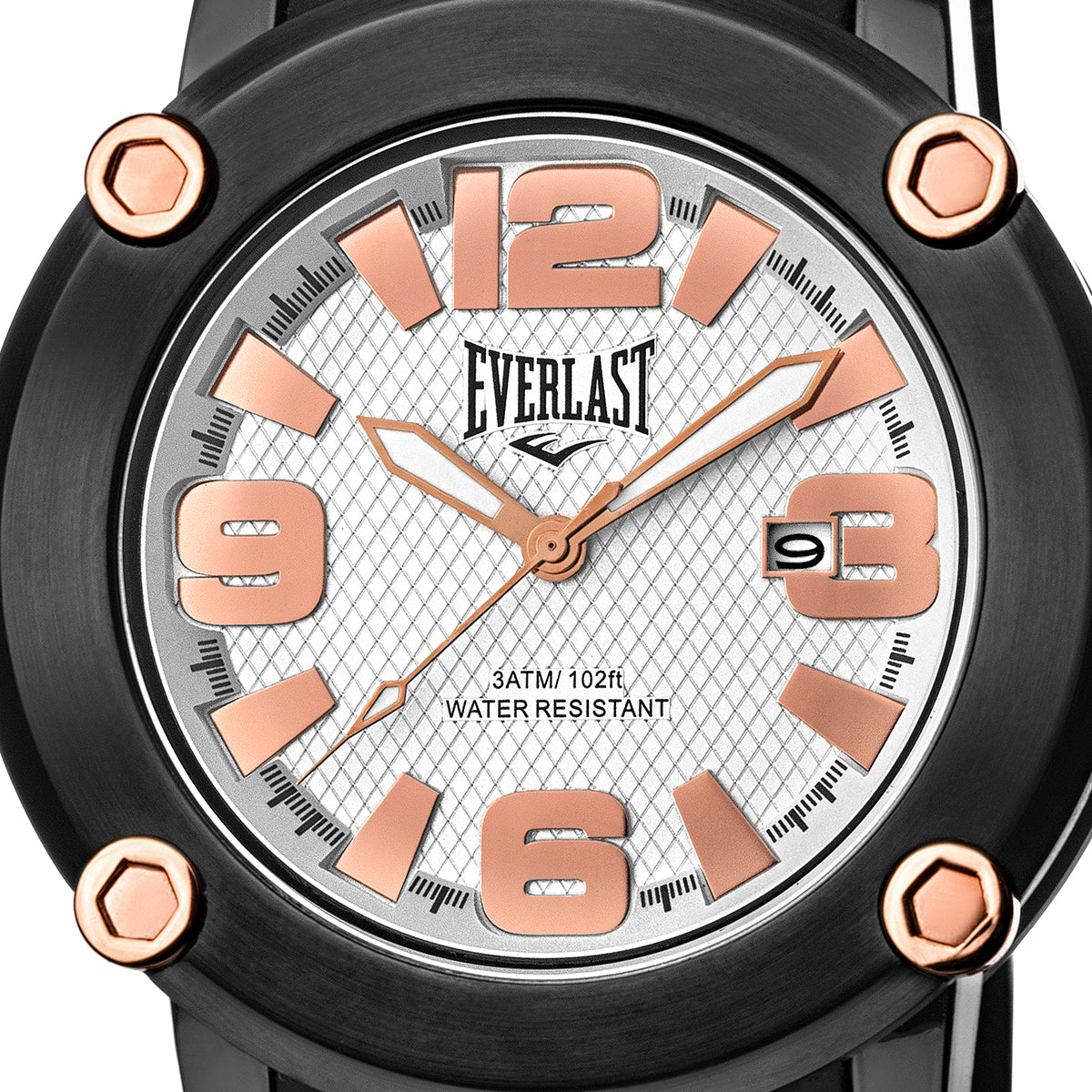 Relógio de Pulso Everlast Silicone Preto E086