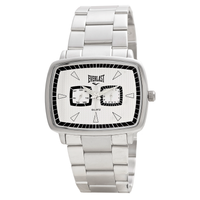 Relógio de Pulso Everlast Prateado Calendário E094