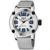 Relógio de Pulso Everlast Masculino Prateado Calendário E10516