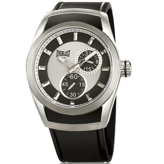 Relógio de Pulso Everlast Masculino Preto Redondo Cronógrafo E137