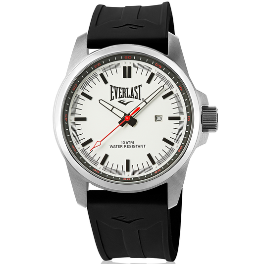 Relógio Everlast Masculino Silicone Preto E15830
