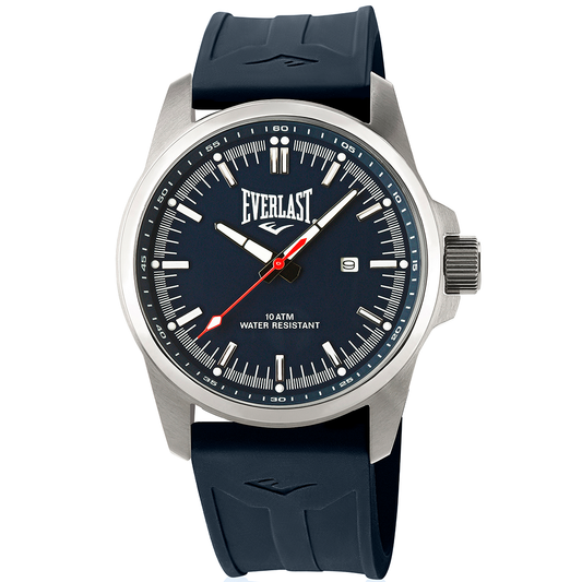 Relógio Everlast Masculino Silicone Azul E16530