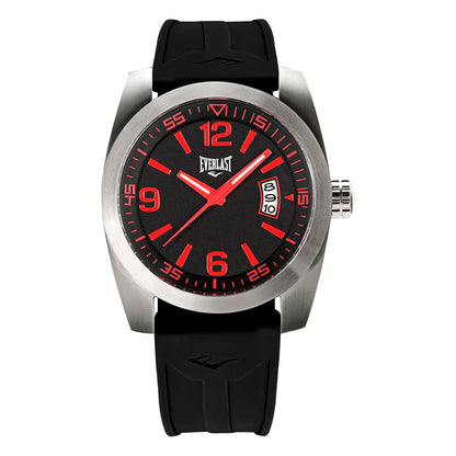 Relógio de Pulso Everlast Silicone Preto E179