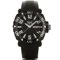 Relógio de Pulso Everlast Masculino Preto Redondo Calendário E185