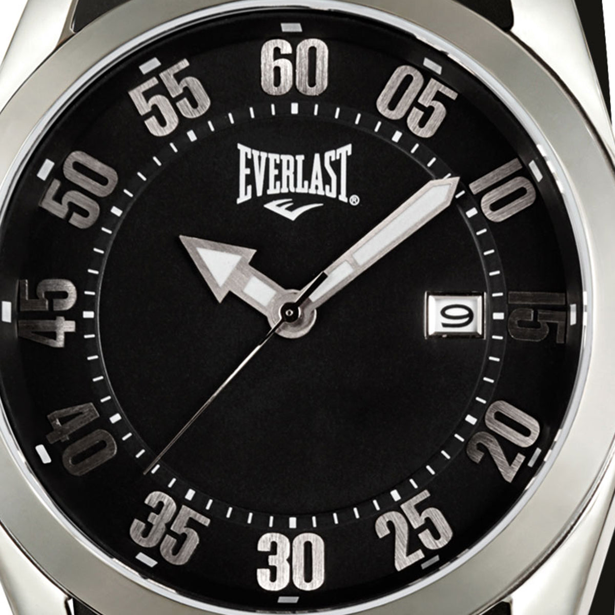 Relógio de Pulso Everlast Masculino Preto Calendário E196