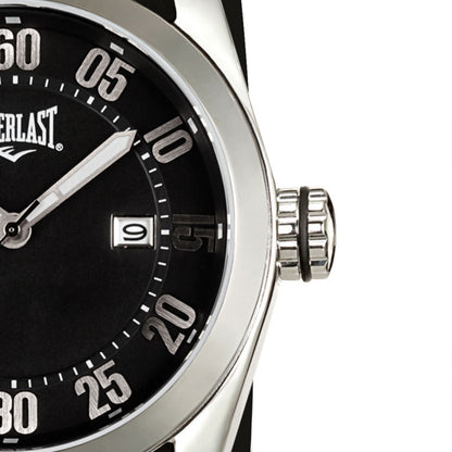 Relógio de Pulso Everlast Masculino Preto Calendário E196