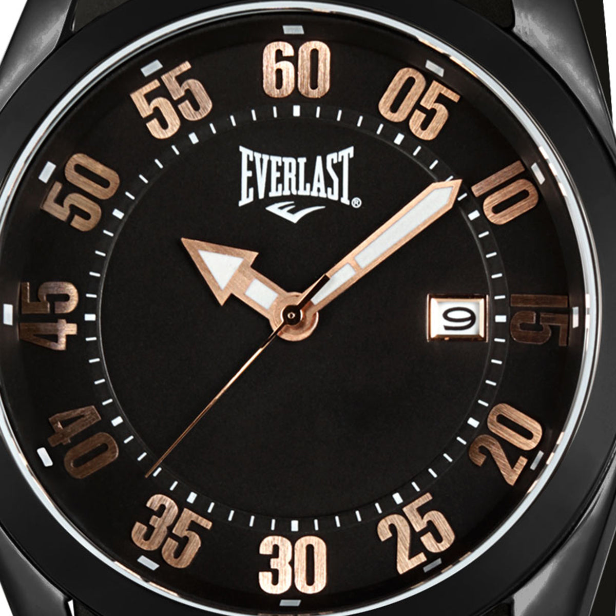 Relógio de Pulso Everlast Masculino Preto Calendário E197