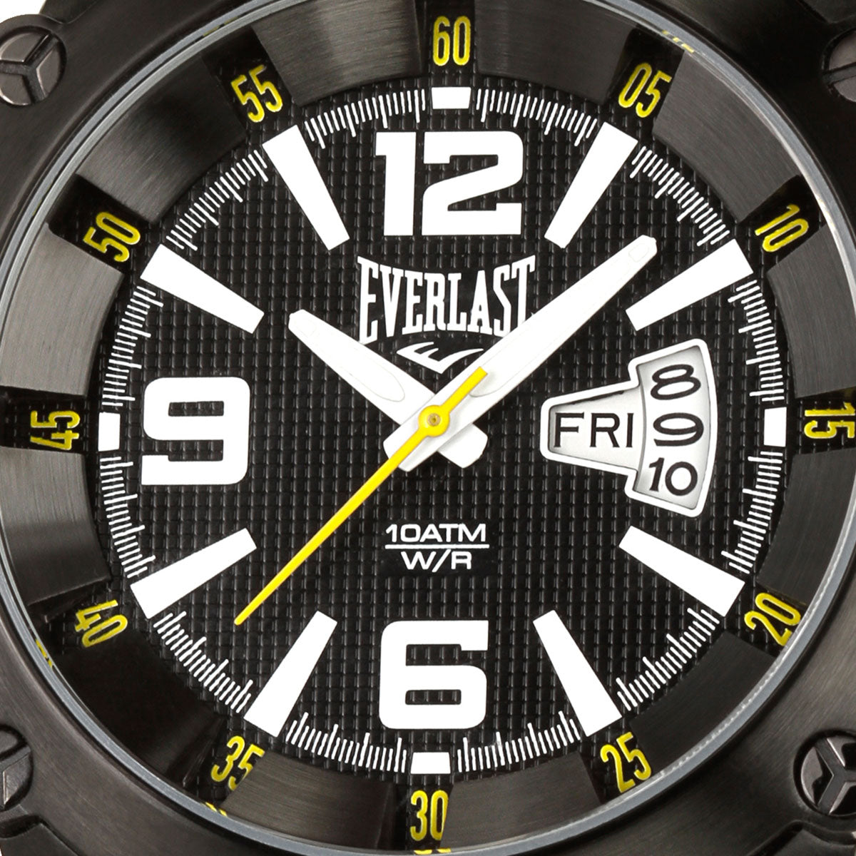 Relógio de Pulso Everlast Masculino Amarelo Calendário E20530AM