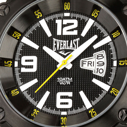 Relógio de Pulso Everlast Masculino Amarelo Calendário E20530AM