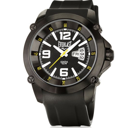 Relógio de Pulso Everlast Masculino Preto Calendário E20530P