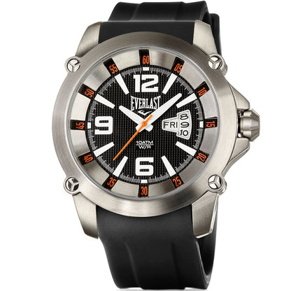 Relógio de Pulso Everlast Masculino Preto Calendário E20630P