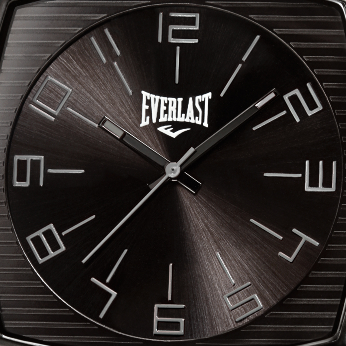 Relógio de Pulso Everlast Masculino Pulseira Couro Preto E208