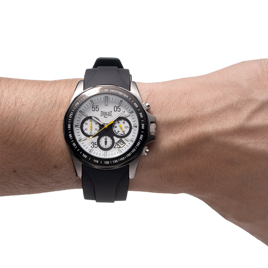 Relógio de Pulso Everlast Aço Inoxidável Cronógrafo E220