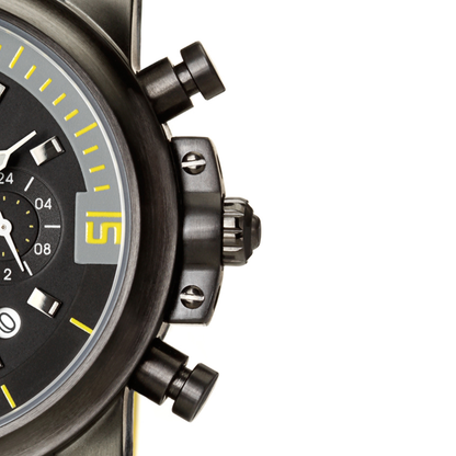 Relógio de Pulso Everlast Masculino Amarelo Cronógrafo E2221