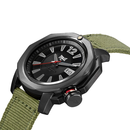 Relógio de Pulso Everlast Masculino Pulseira Nylon Verde E260NV