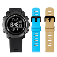 Relógio de Pulso Everlast Digital Kit 2 Pulseiras E303-29J