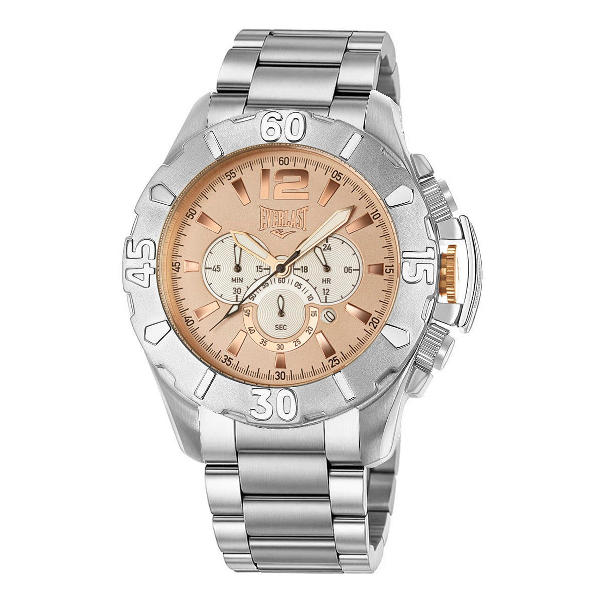 Relógio de Pulso Everlast Masculino Aço Cronógrafo E335