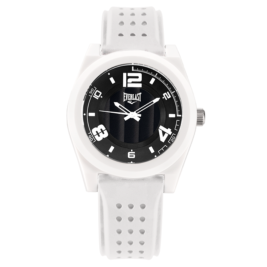 Relógio de Pulso Everlast Analógico Pulseira Silicone Cinza E37111
