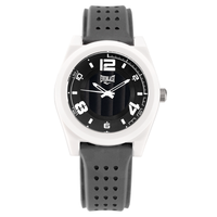Relógio de Pulso Everlast Analógico Pulseira Silicone Cinza E37112