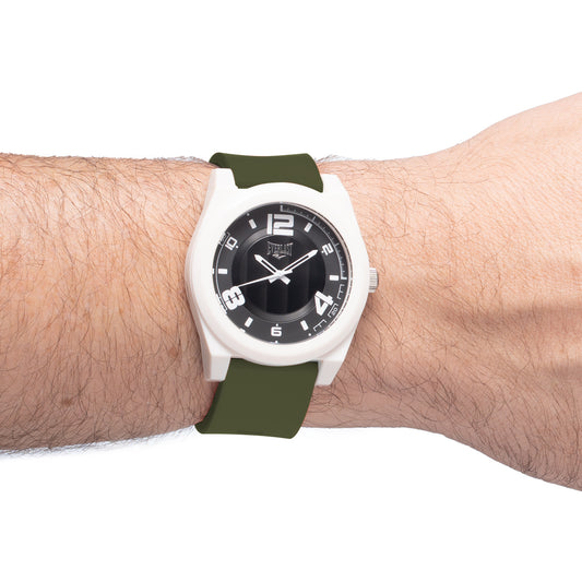Relógio de Pulso Everlast Analógico Pulseira Silicone Verde E3717