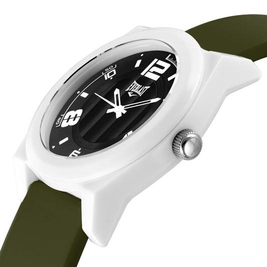 Relógio de Pulso Everlast Analógico Pulseira Silicone Verde E3717