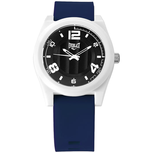 Relógio de Pulso Everlast Analógico Pulseira Silicone Azul Marinho E3718