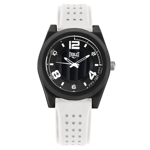 Relógio de Pulso Everlast Analógico Pulseira Silicone Branco E37211