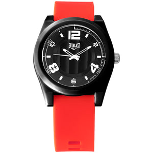 Relógio de Pulso Everlast Analógico Pulseira Silicone Vermelho E3724